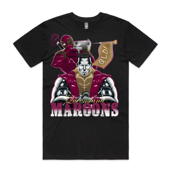 QLD Deadpool + Colossus tee Thumbnail