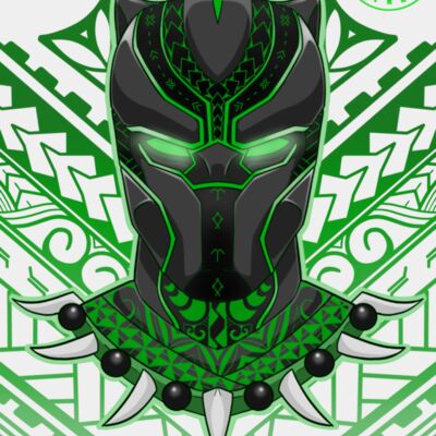 Poly Panther green png Thumbnail